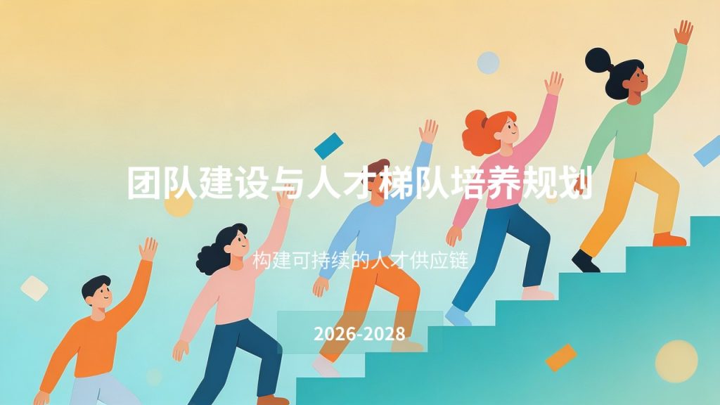 图片[1]-团队建设与人才梯队培养规划 PPT｜企业人才储备干部梯队建设方案模板