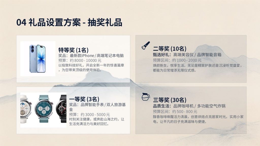 图片[10]-企业中秋晚会活动策划 PPT｜藏青香槟金商务节庆风方案模板免费下载