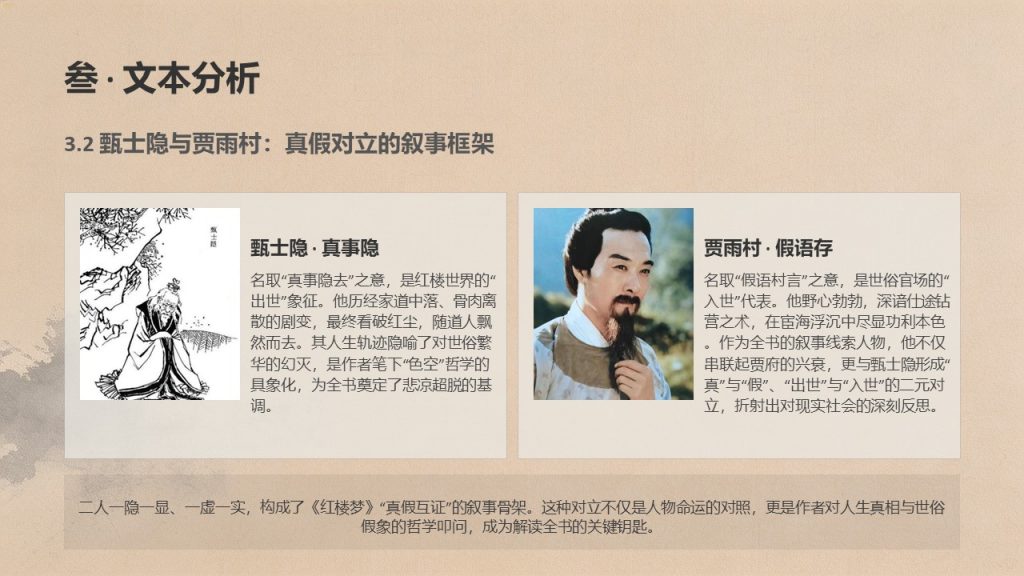 图片[10]-汉语言文学课程论文汇报 PPT 文雅学术风墨灰浅茶褐模板免费下载 - 优素材