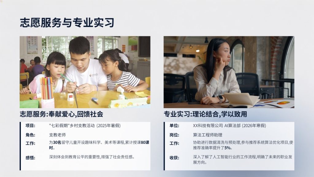 图片[11]-简约沉稳藏蓝学生评优答辩 PPT 高校奖学金优秀干部竞选答辩模板
