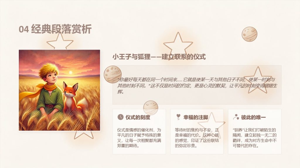 图片[11]-《小王子》读书分享 PPT 模板 | 治愈清新风格，免费下载
