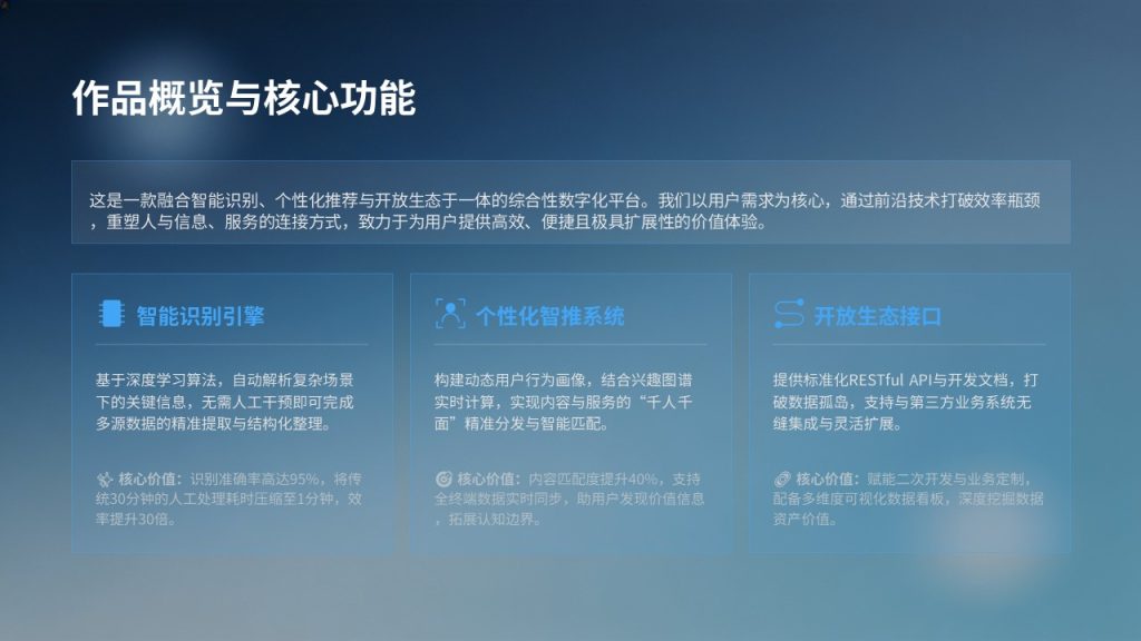 图片[11]-渐变蓝简约大气竞赛答辩 PPT 青春励志创新创业比赛通用模板