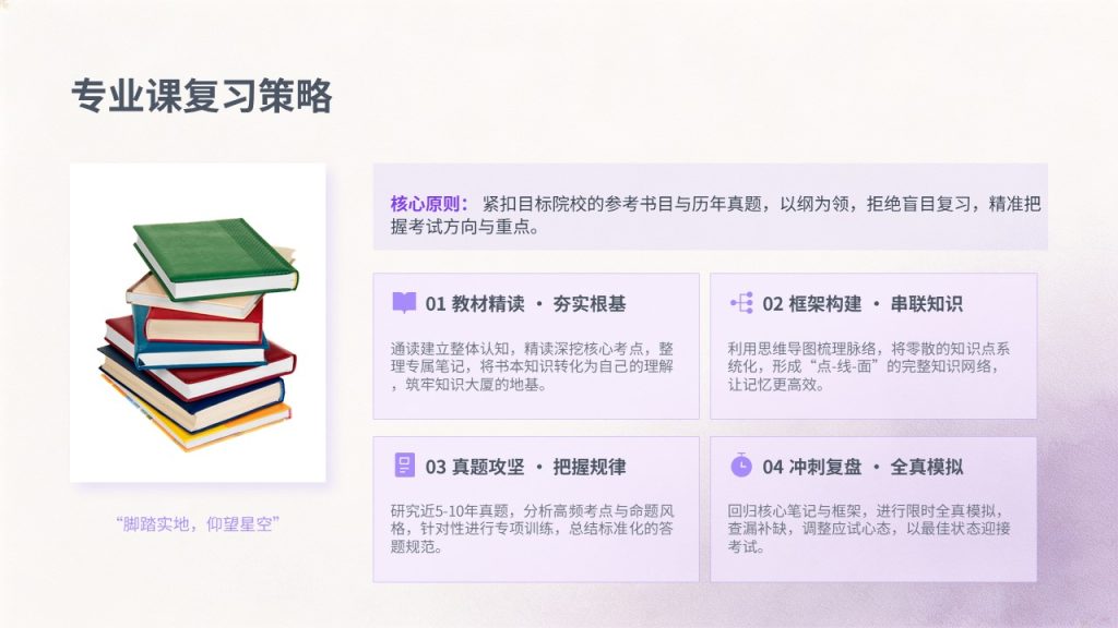 图片[11]-简约薰衣草紫考研备考规划经验分享 PPT 青春励志考研复习全套课件