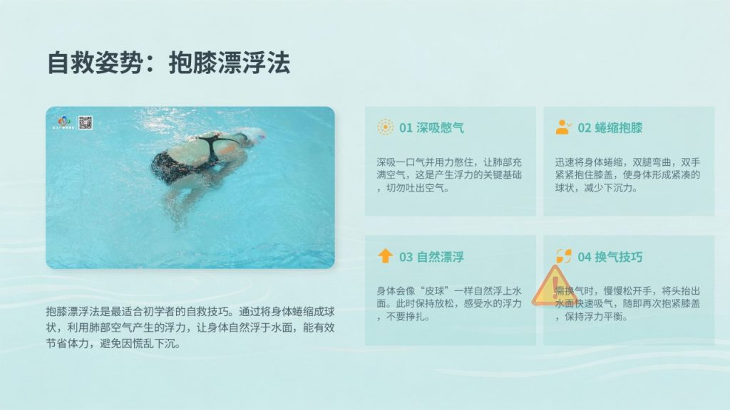 图片[11]-中小学校园防溺水安全教育 PPT 湖蓝橘黄警示风主题班会课件免费下载