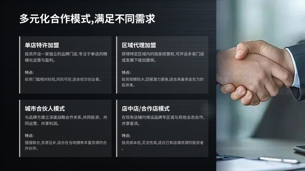 图片[12]-高端轻奢招商加盟 PPT 模板 深黑蓝银色商务企业招商宣讲模板