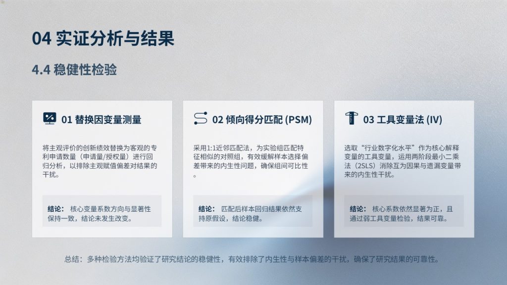图片[15]-本科经管类毕业论文答辩 PPT｜深海蓝浅银灰学术简约风完整成套免费商用模板