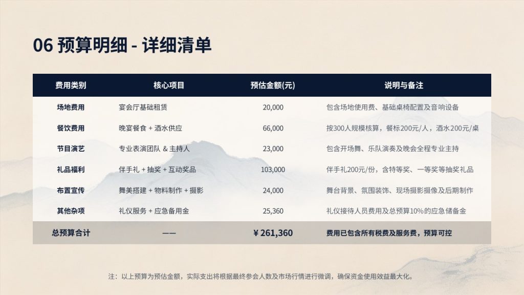 图片[15]-企业中秋晚会活动策划 PPT｜藏青香槟金商务节庆风方案模板免费下载