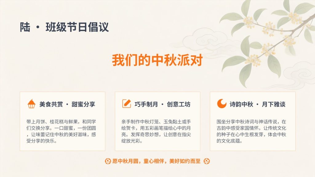图片[15]-中小学中秋传统文化主题班会 PPT 童趣国风完整版免费下载
