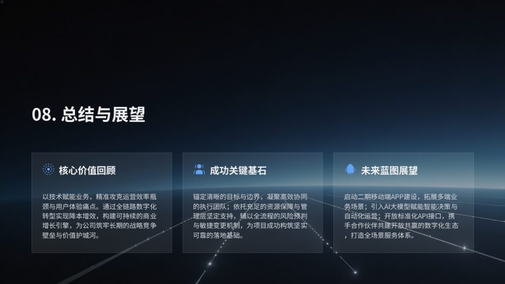 图片[15]-深蓝灰项目实施方案 PPT 模板免费下载 | 稳重专业商务风格