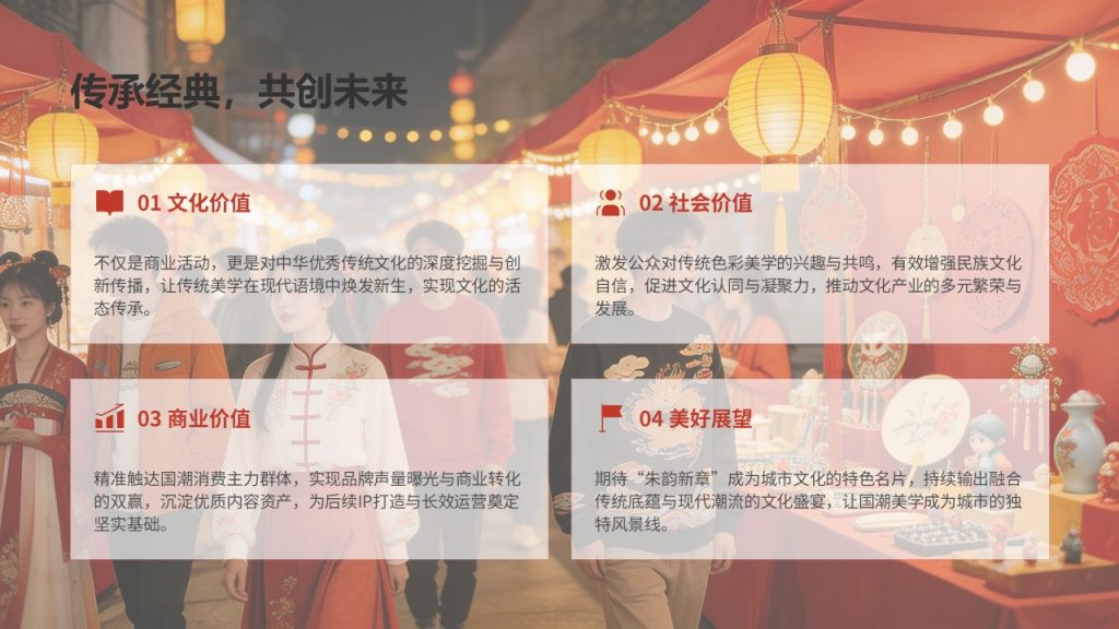 图片[15]-朱砂红国潮文化活动 PPT 模板免费下载 | 现代国潮风格