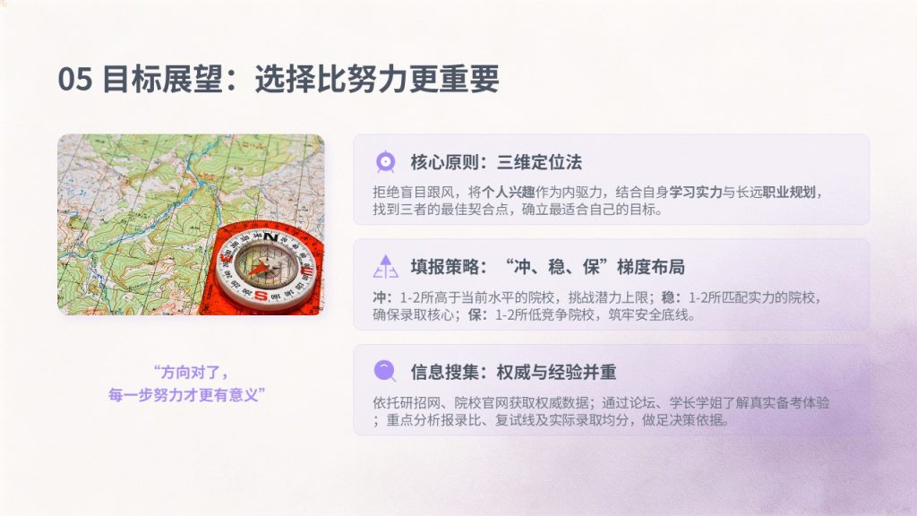 图片[16]-简约薰衣草紫考研备考规划经验分享 PPT 青春励志考研复习全套课件
