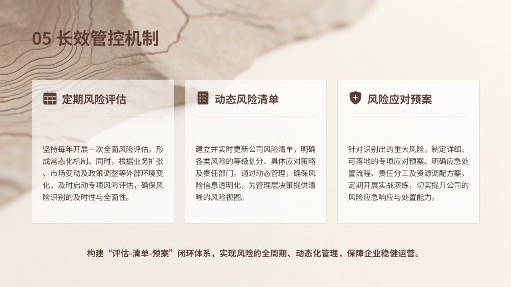 图片[17]-企业内部控制风险评估报告 PPT 稳重商务内审汇报模板