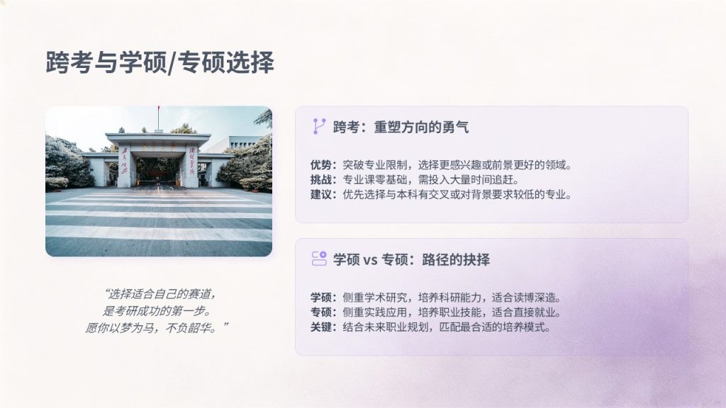 图片[17]-简约薰衣草紫考研备考规划经验分享 PPT 青春励志考研复习全套课件