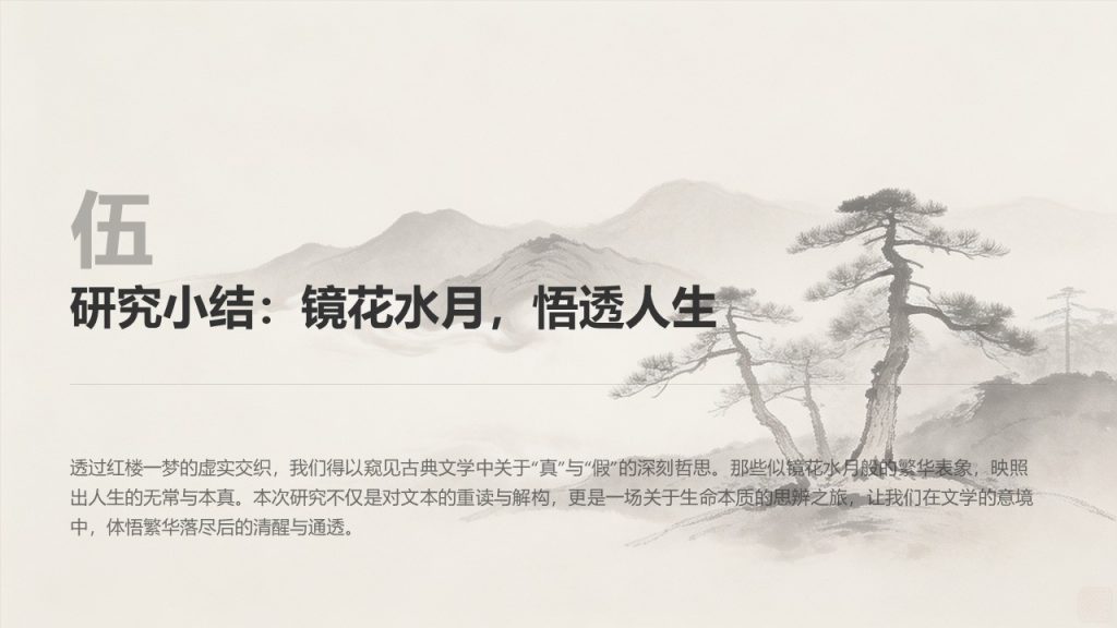 图片[17]-汉语言文学课程论文汇报 PPT 文雅学术风墨灰浅茶褐模板免费下载 - 优素材