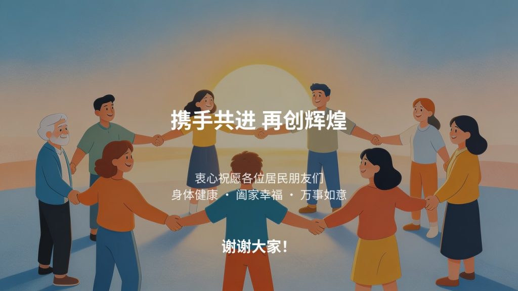 图片[19]-社区基层为民服务工作总结 PPT 模板 温暖亲民简约风免费下载