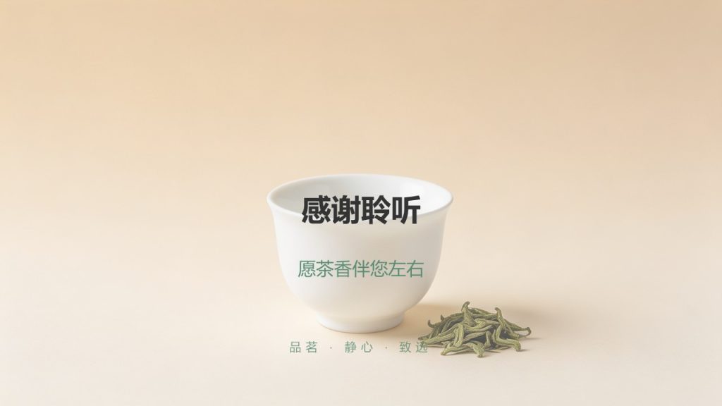 图片[19]-国风淡雅茶文化科普 PPT 模板｜茶绿米杏配色 茶叶分类饮茶礼仪茶具茶俗完整课件免费下载