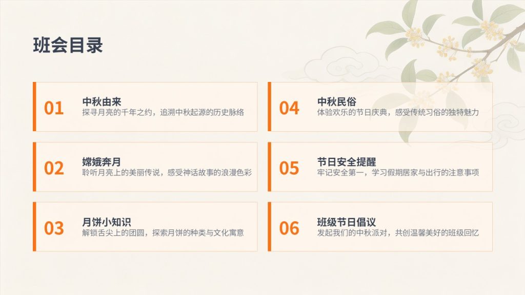图片[2]-中小学中秋传统文化主题班会 PPT 童趣国风完整版免费下载