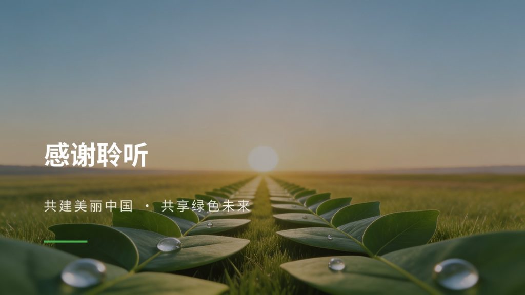 图片[25]-生态环境保护工作汇报 PPT 模板 简约绿色风环保工作总结课件免费下载