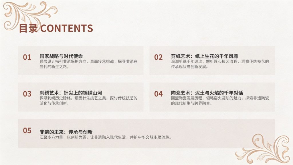 图片[3]-新中式非遗传统文化介绍 PPT 赭石棕月白国风非遗科普课件免费下载