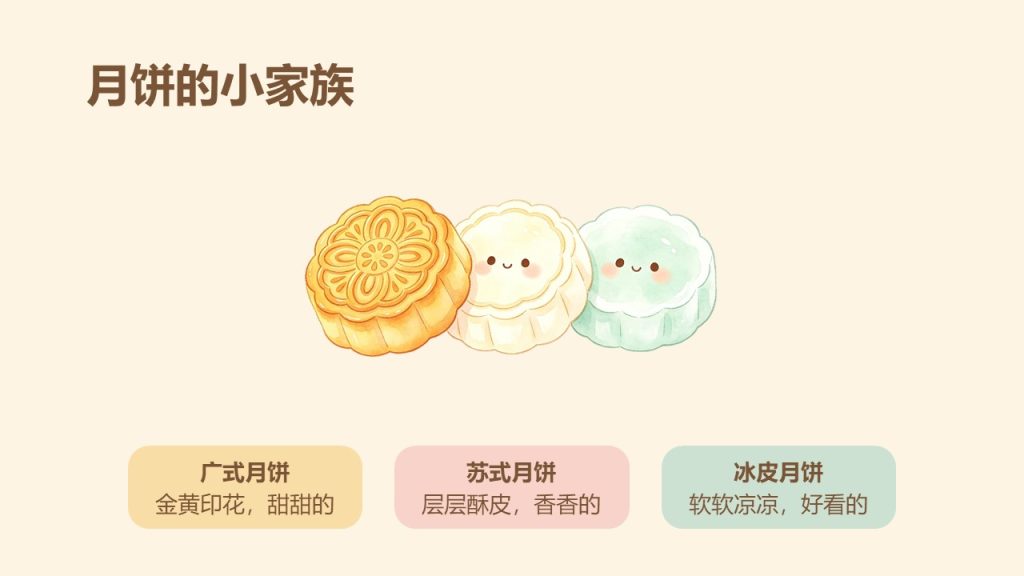图片[4]-幼儿园中秋节主题班会 PPT 免费下载｜软萌手绘卡通风格，10 页直接用