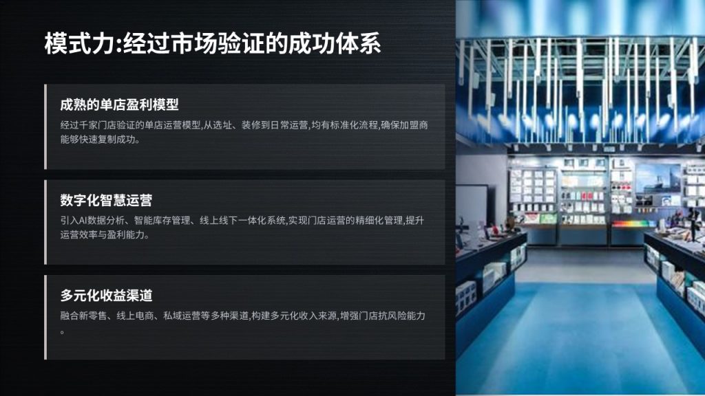 图片[6]-高端轻奢招商加盟 PPT 模板 深黑蓝银色商务企业招商宣讲模板