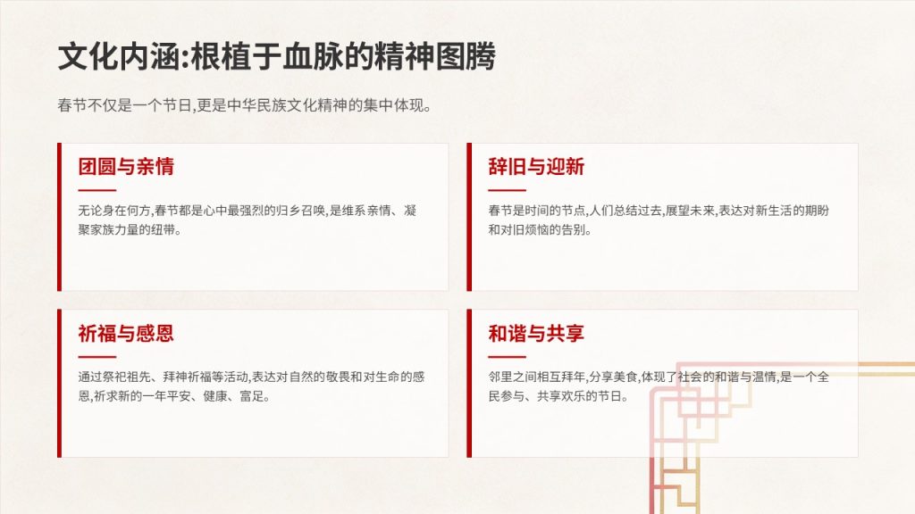 图片[6]-喜庆简约新年主题 PPT 模板 清新国风轻奢中国红暖金配色企业校园通用