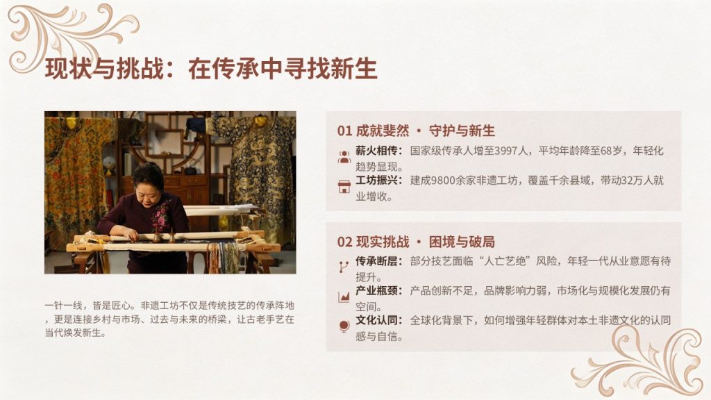图片[6]-新中式非遗传统文化介绍 PPT 赭石棕月白国风非遗科普课件免费下载
