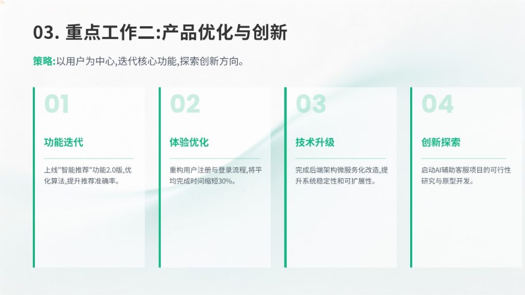 图片[7]-蓝绿色季度部门规划 PPT 模板免费下载 简约活力商务工作计划汇报