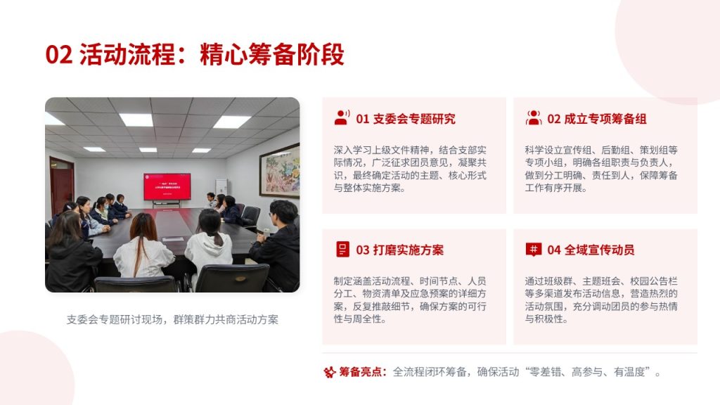 图片[17]-红色简约青春正能量团日活动总结 PPT 校园思政主题班会模板