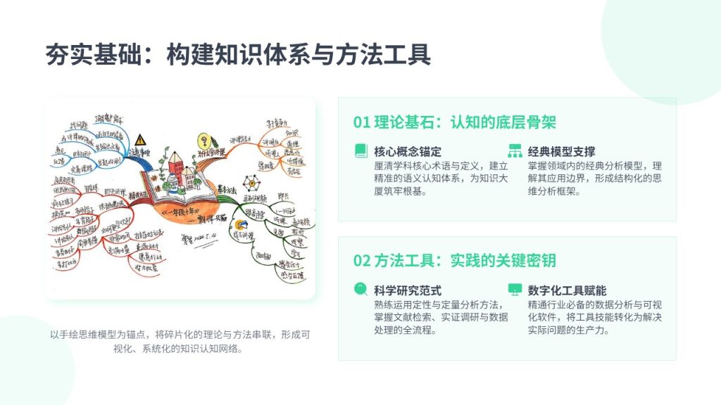 图片[8]-清新简约薄荷绿结课汇报 PPT 大学生通用极简课程学习总结汇报模板