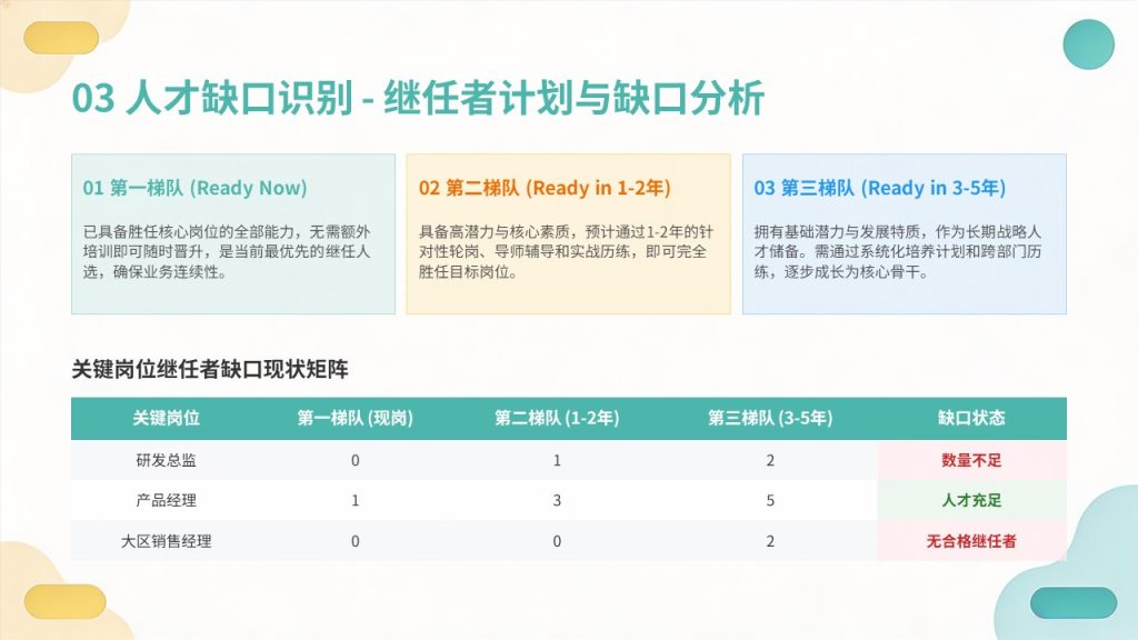 图片[8]-团队建设与人才梯队培养规划 PPT｜企业人才储备干部梯队建设方案模板