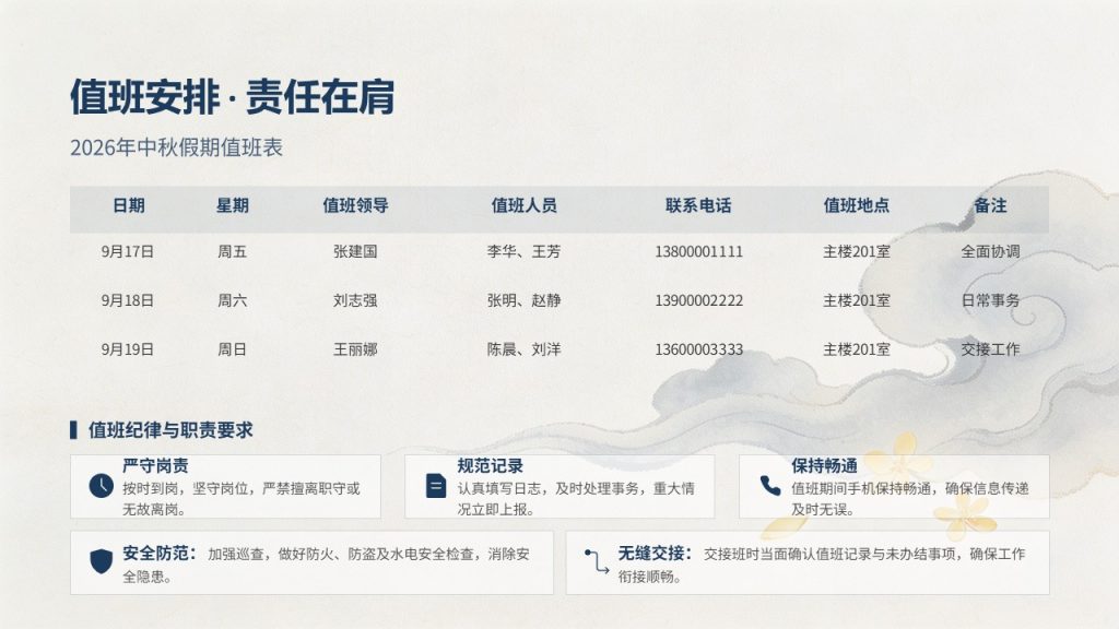 图片[8]-花好月圆情满中秋新中式 PPT 事业单位中秋主题 12 页免费下载