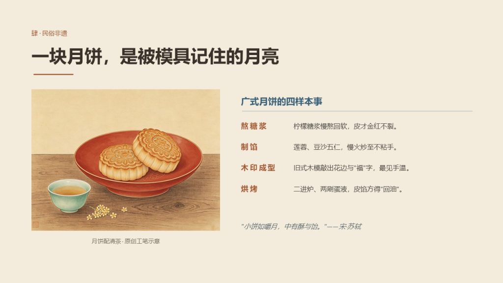 图片[8]-复古国画风中秋非遗文化科普免费PPT模板下载文化馆中秋宣讲课件