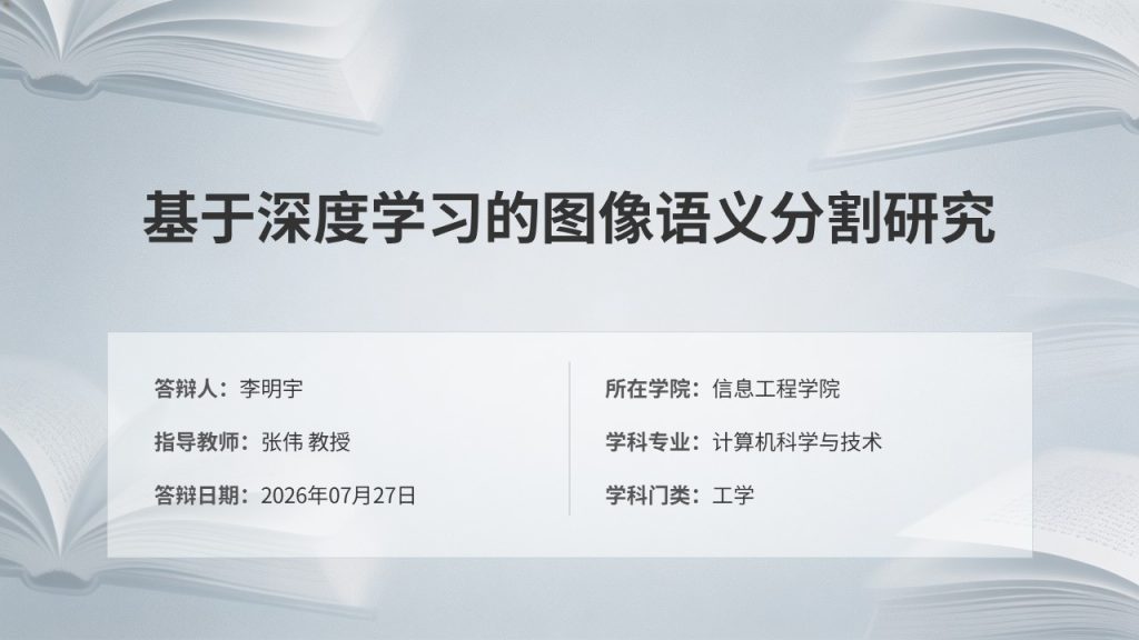 计算机科学与技术本科毕业论文答辩 PPT 模板免费下载 | 学术简约风格-优素材
