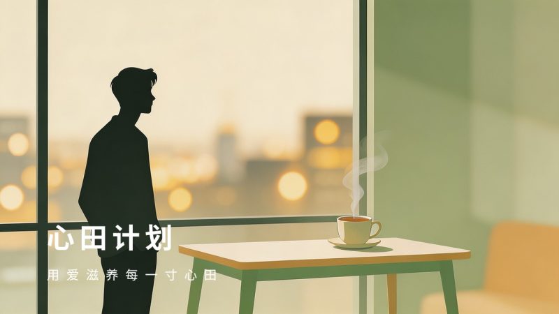 温暖治愈公益宣讲 PPT 心田计划清新暖绿米白志愿活动课件-优素材