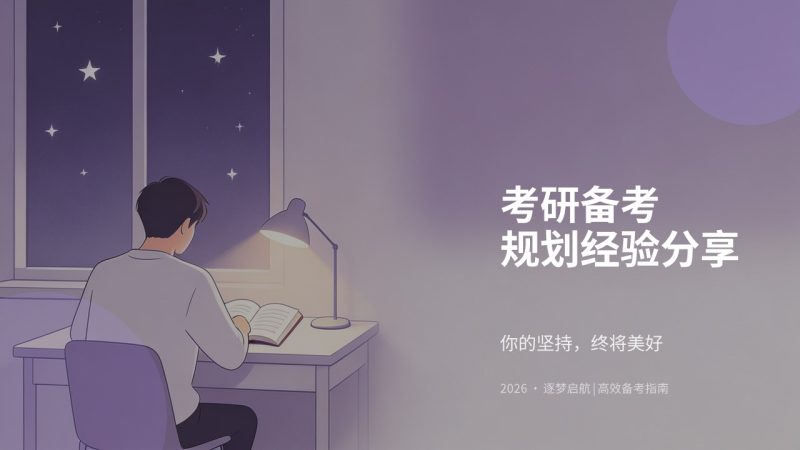简约薰衣草紫考研备考规划经验分享 PPT 青春励志考研复习全套课件-优素材